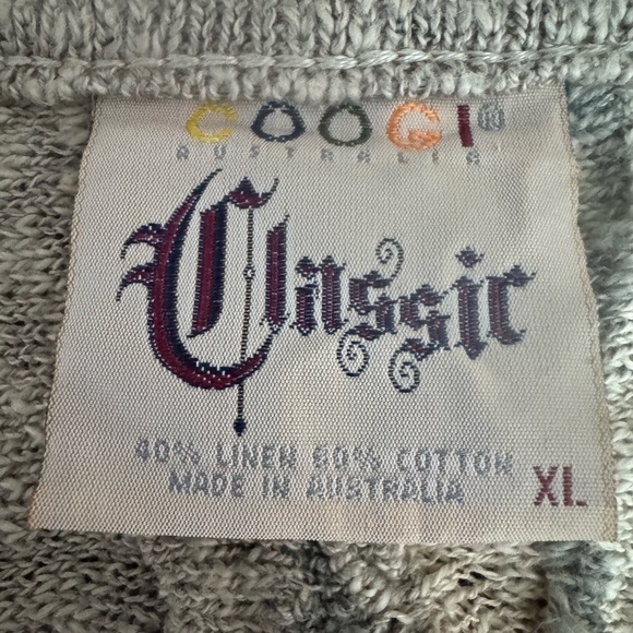 Coogi Classic Cardigan 5 Button Size XL V-Neckline 2 Pockets - Picture 3 of 12